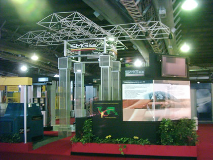 diseño digital y armado de Stands