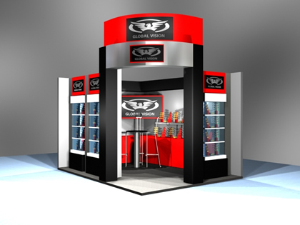 diseño digital y armado de Stands