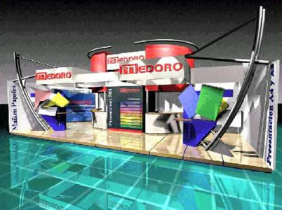 diseño digital y armado de Stands